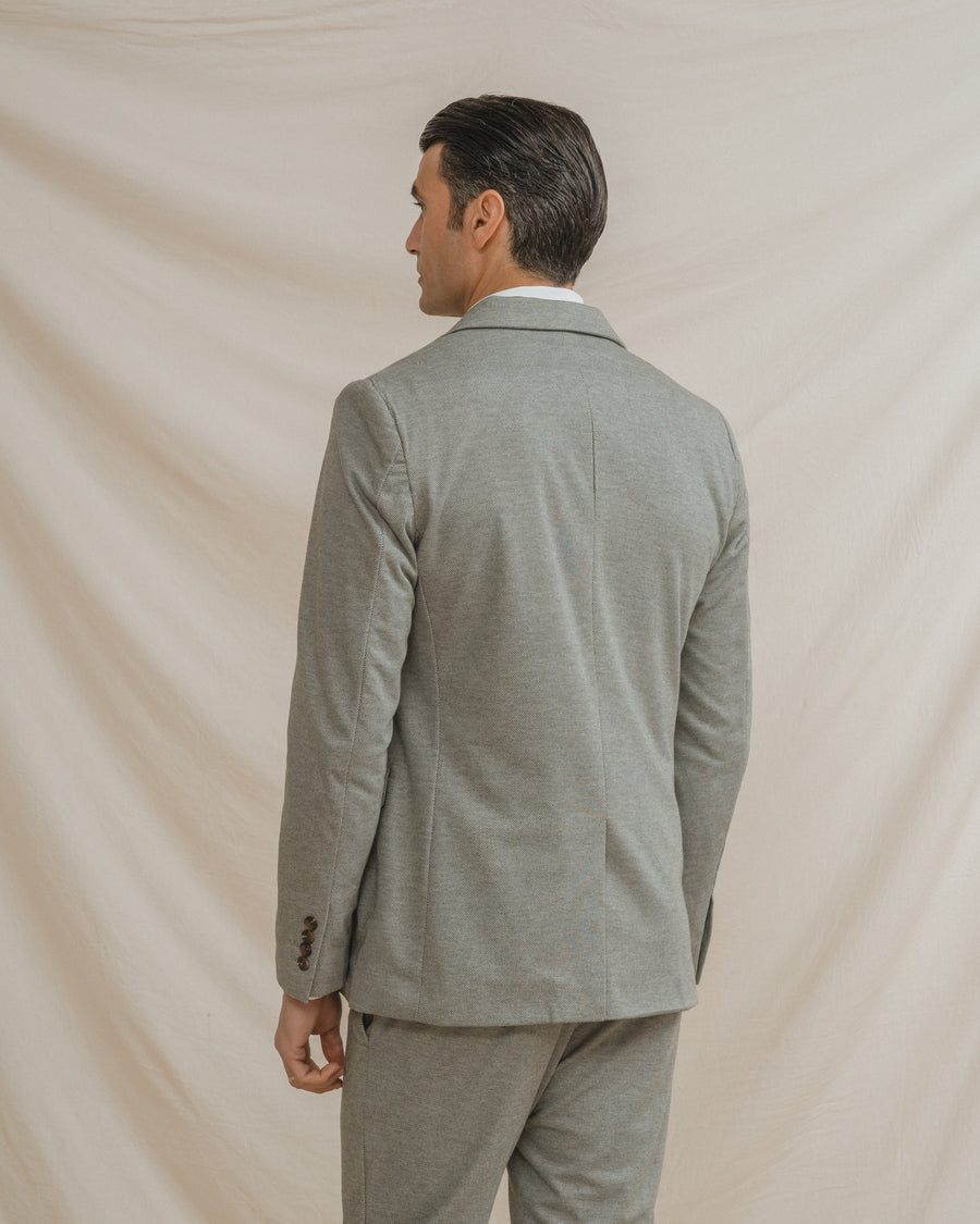 BLAZER CASUAL ESTRUCTURA VERDE