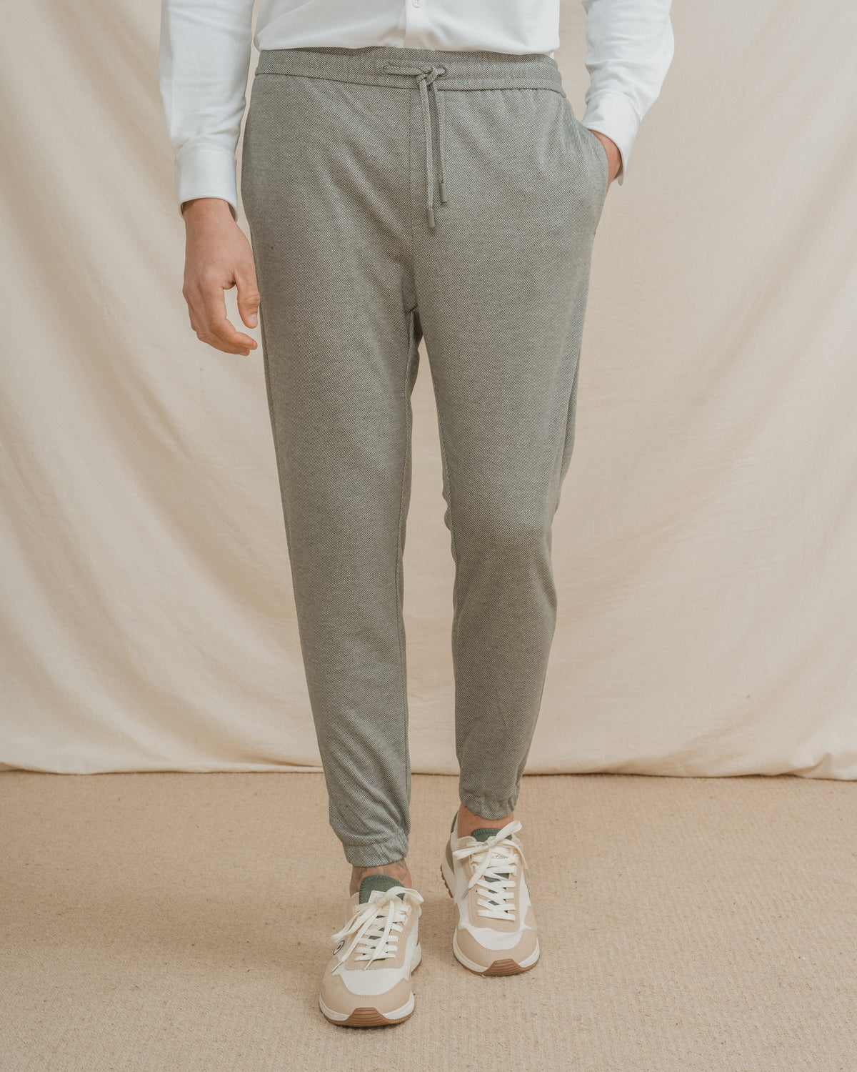 PANTALÓN TRAJE JOGGER CASUAL VERDE
