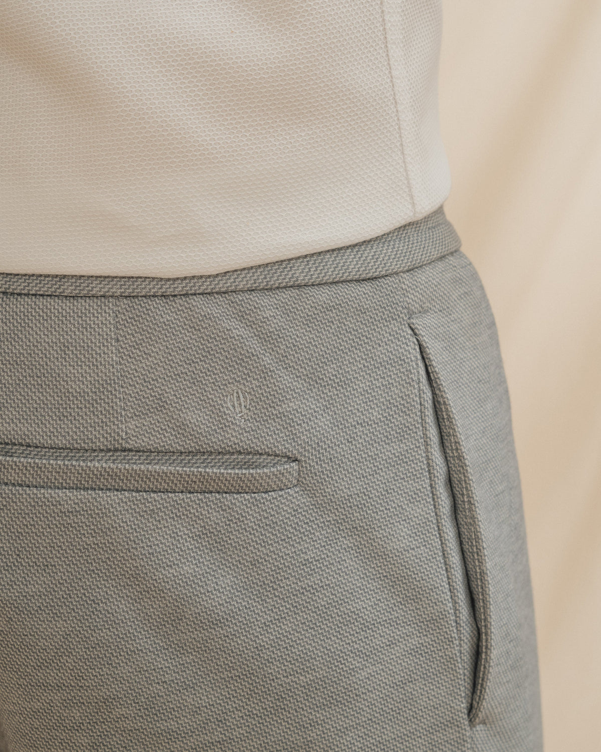 PANTALÓN TRAJE JOGGER CASUAL CELESTE