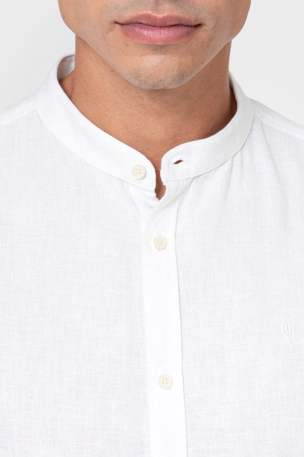 CAMISA LINO CUELLO MAO