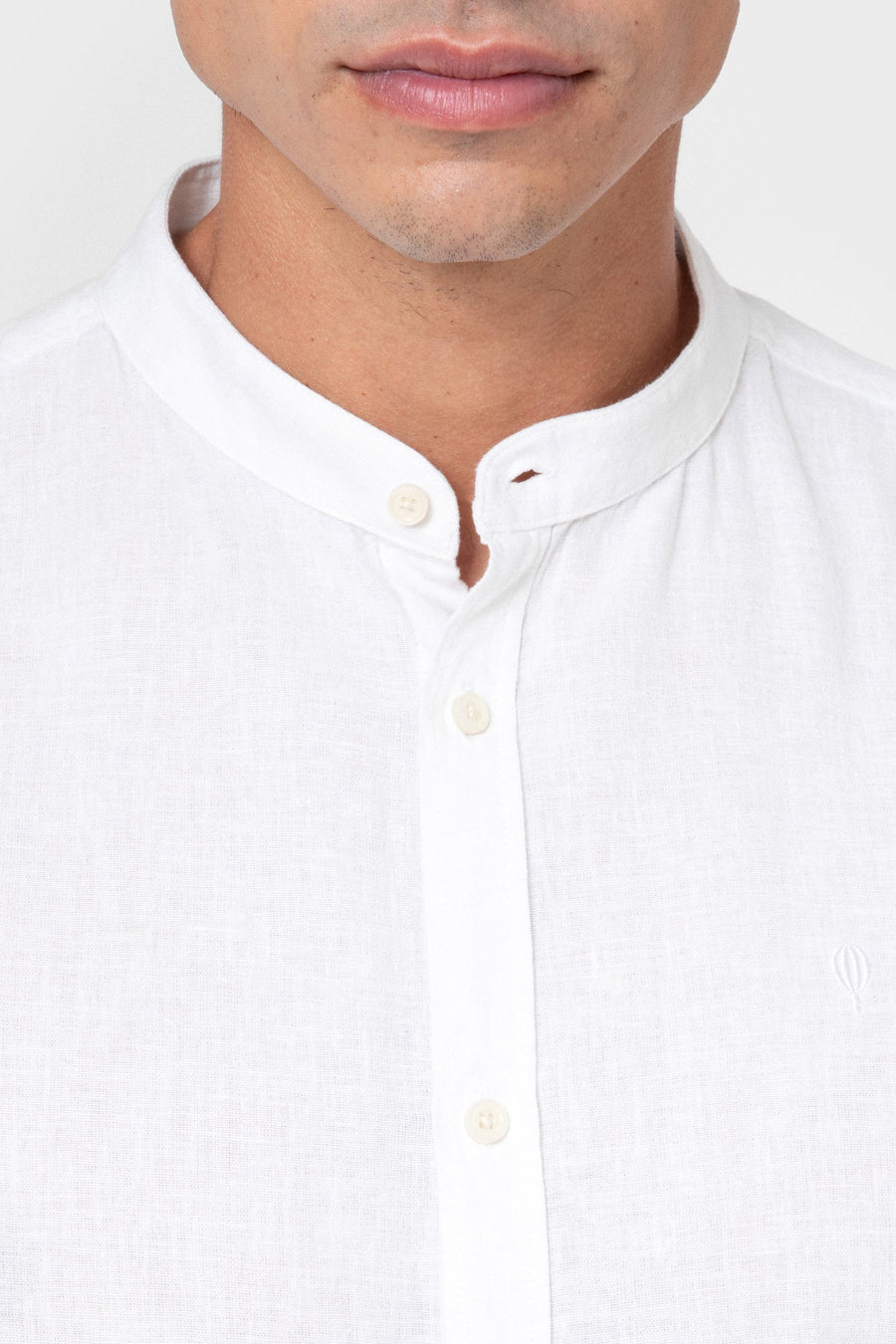CAMISA LINO CUELLO MAO
