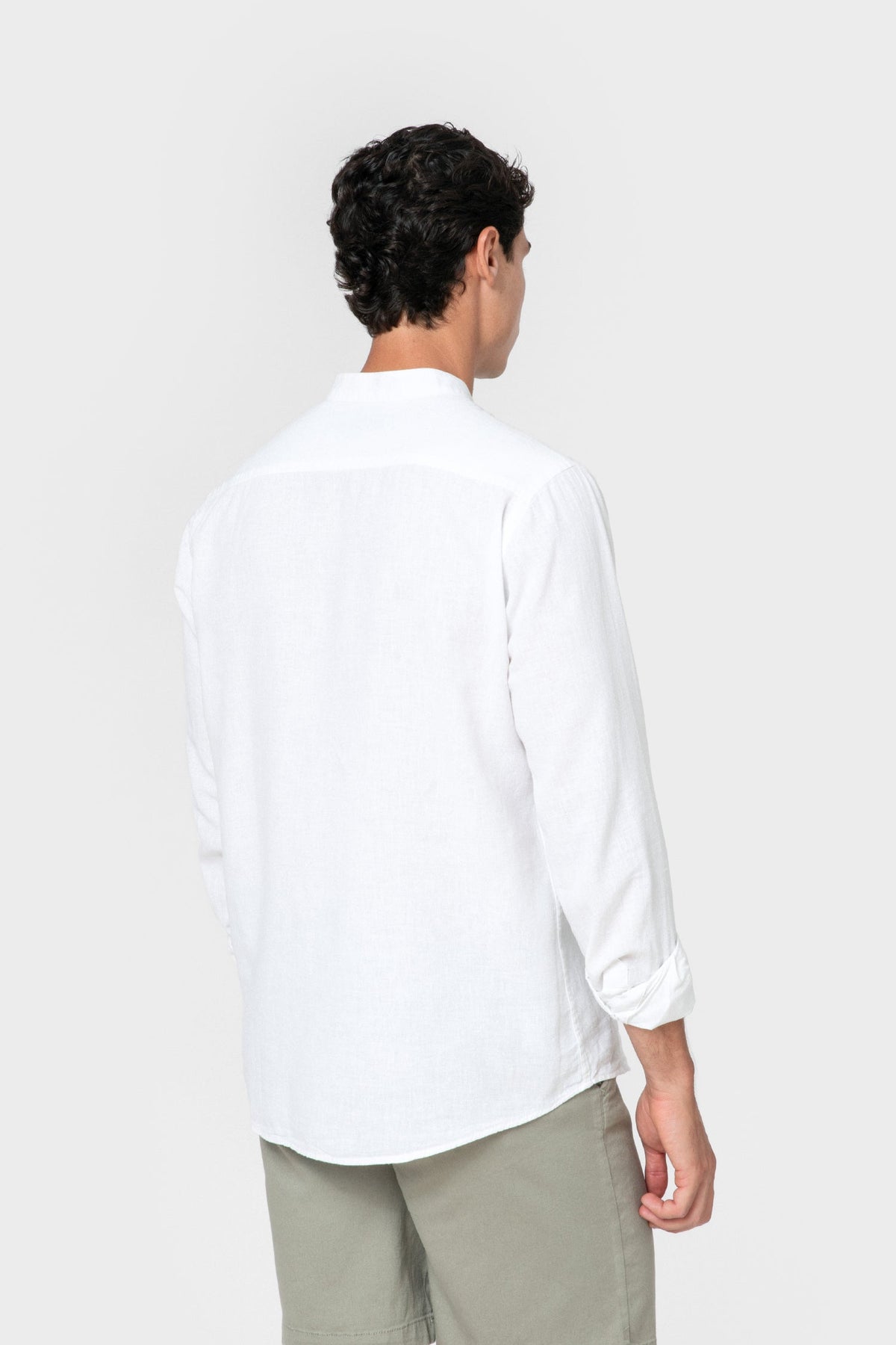 CAMISA LINO CUELLO MAO