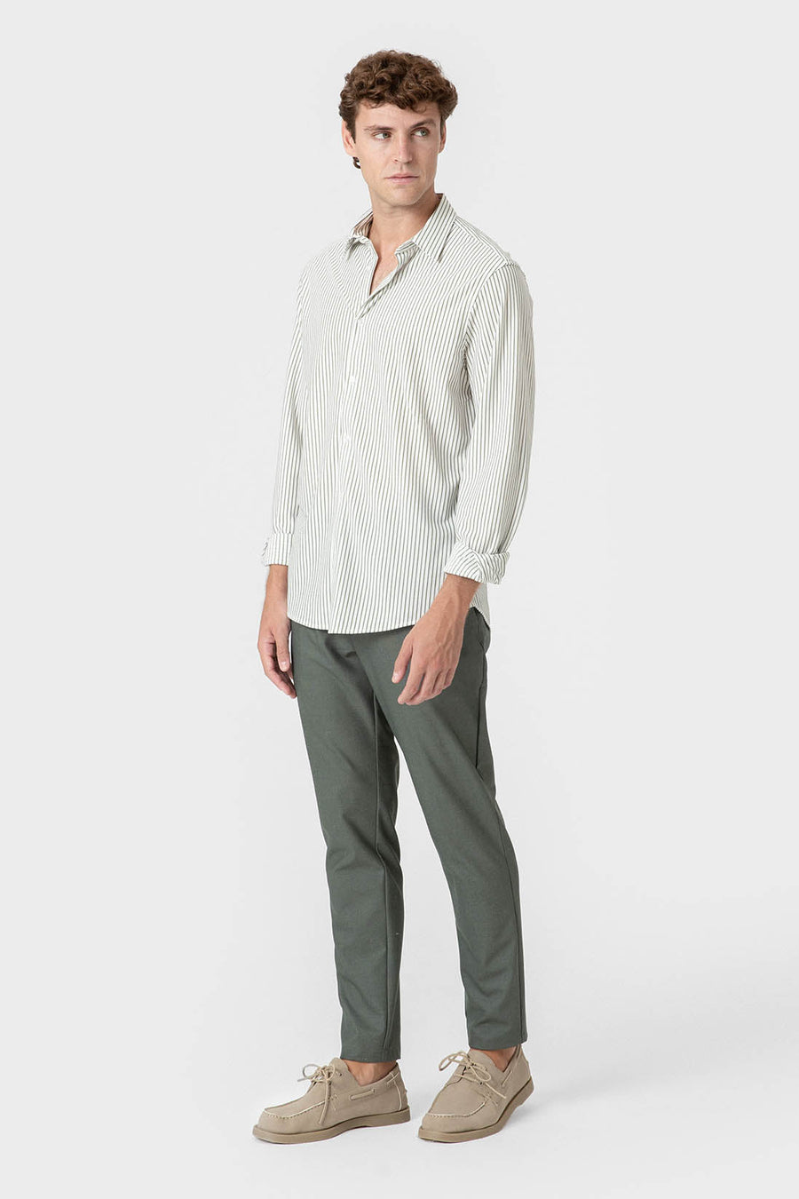 CAMISA OXFORD PUNTO RAYAS
