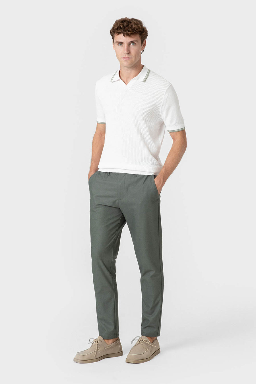 POLO TRICOT RAYA CUADRILLÉ
