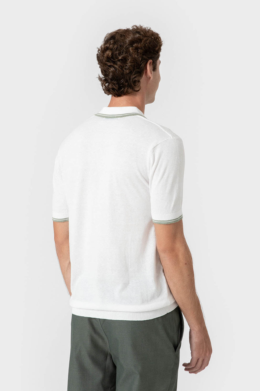 POLO TRICOT RAYA CUADRILLÉ