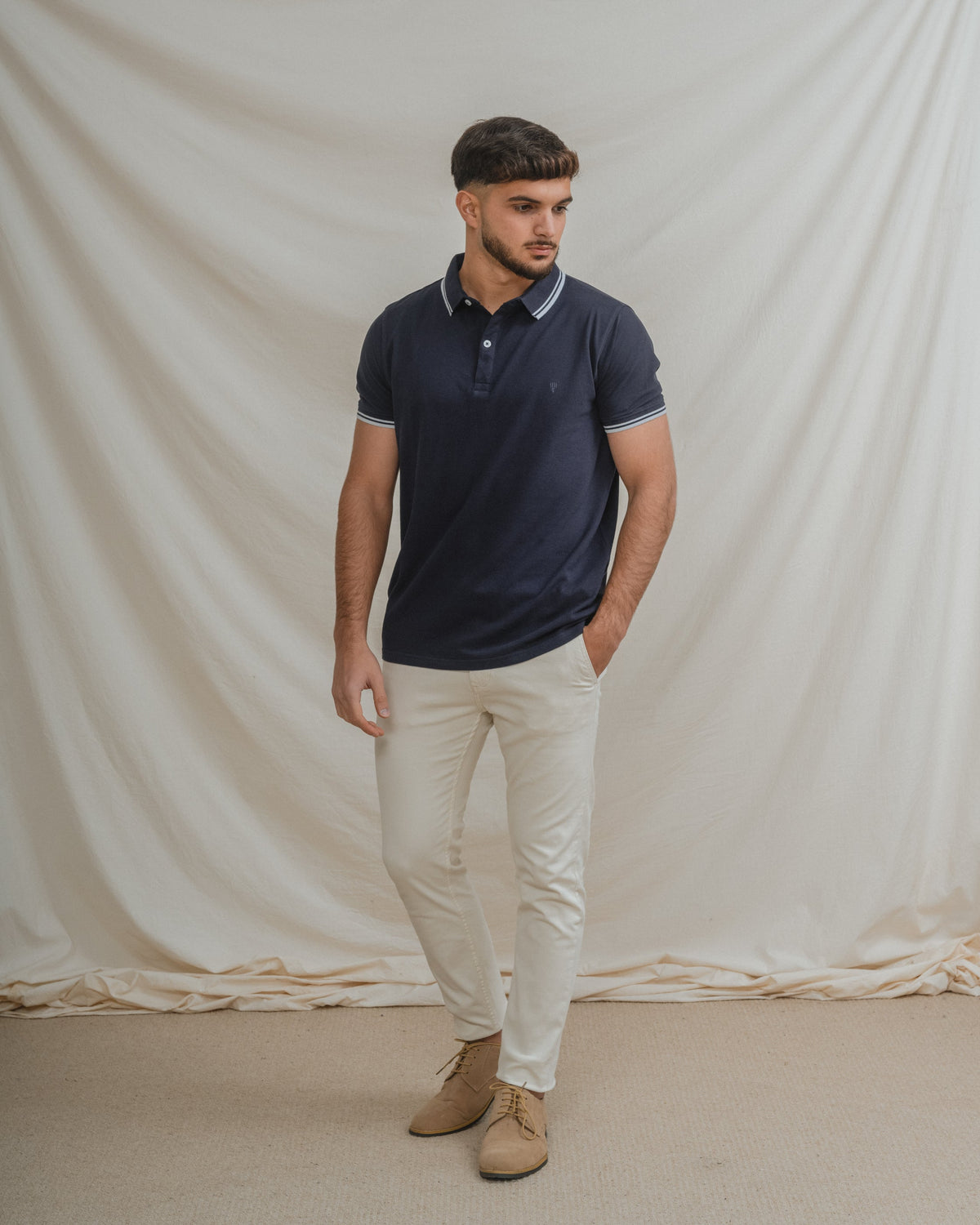 POLO BÁSICO PIQUÉ LÍNEA