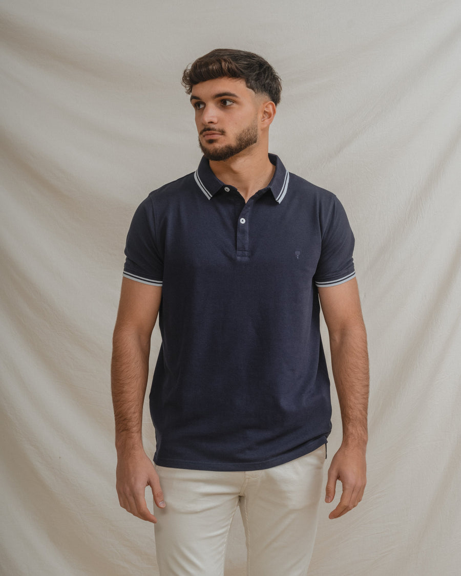 POLO BÁSICO PIQUÉ LÍNEA