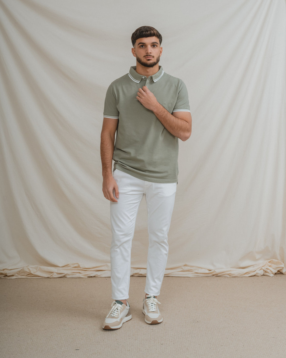 POLO BÁSICO PIQUÉ LÍNEA