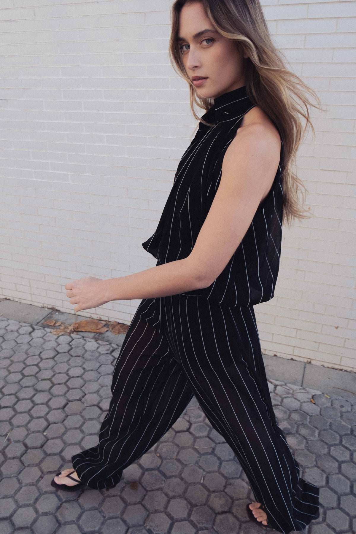 PANTALÓN BOMBACHO RAYAS