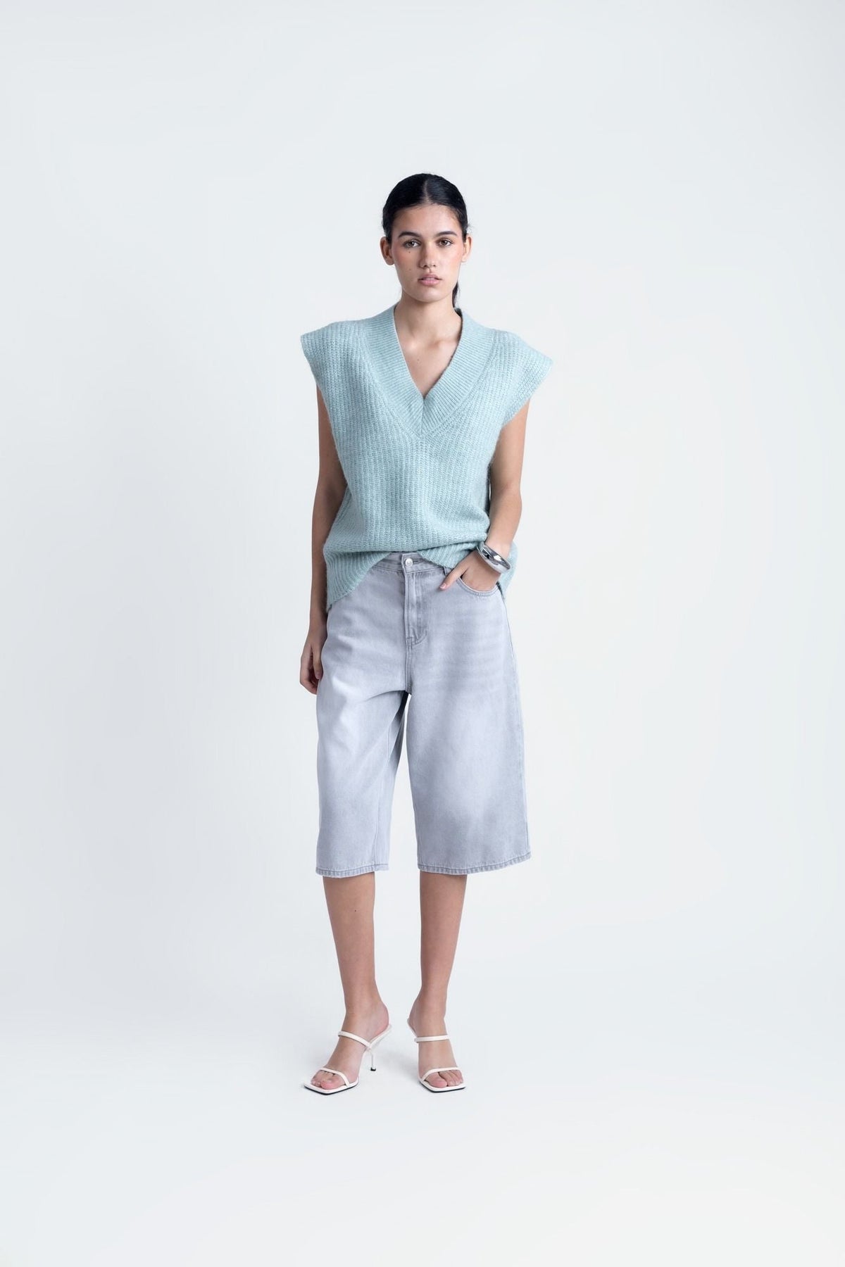 CHALECO PUNTO OVERSIZE
