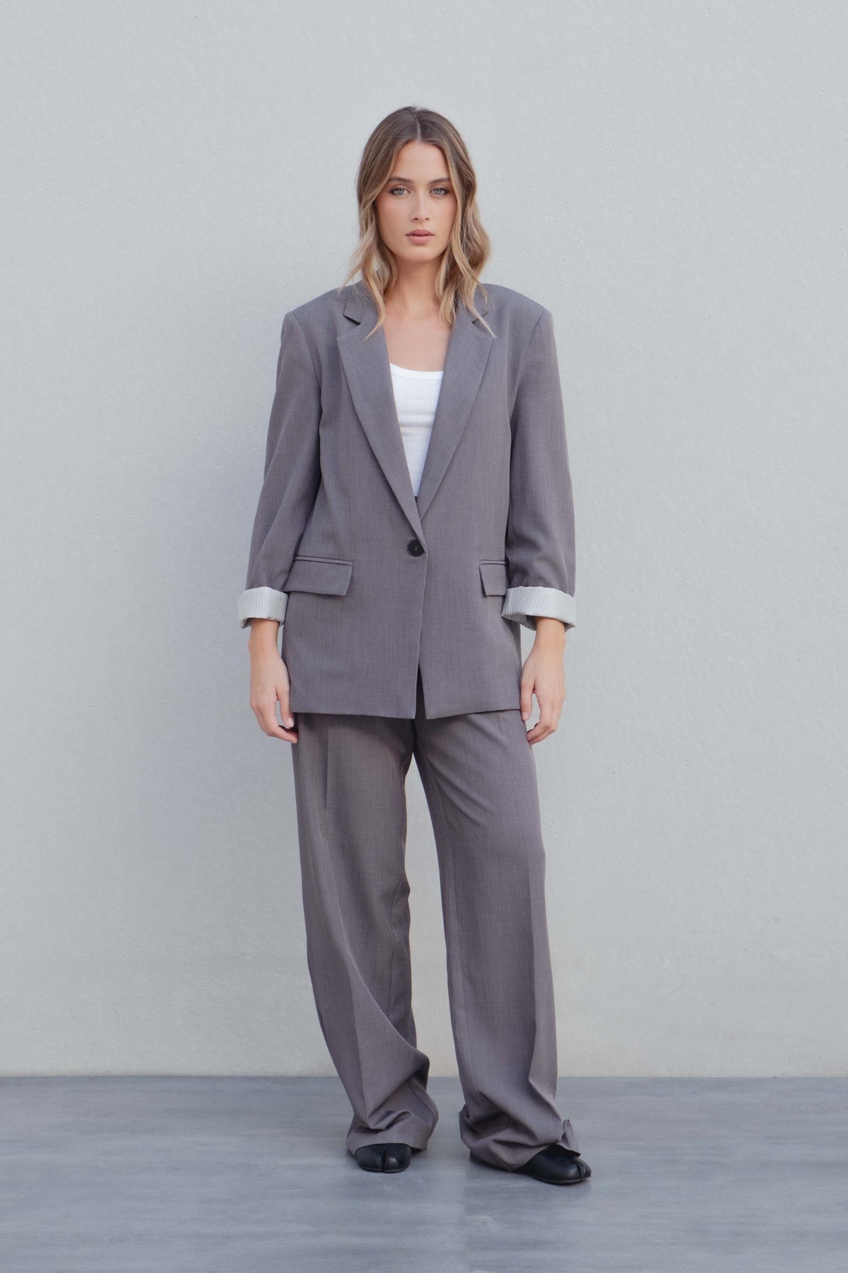 BLAZER PUÑO ESTAMPADO