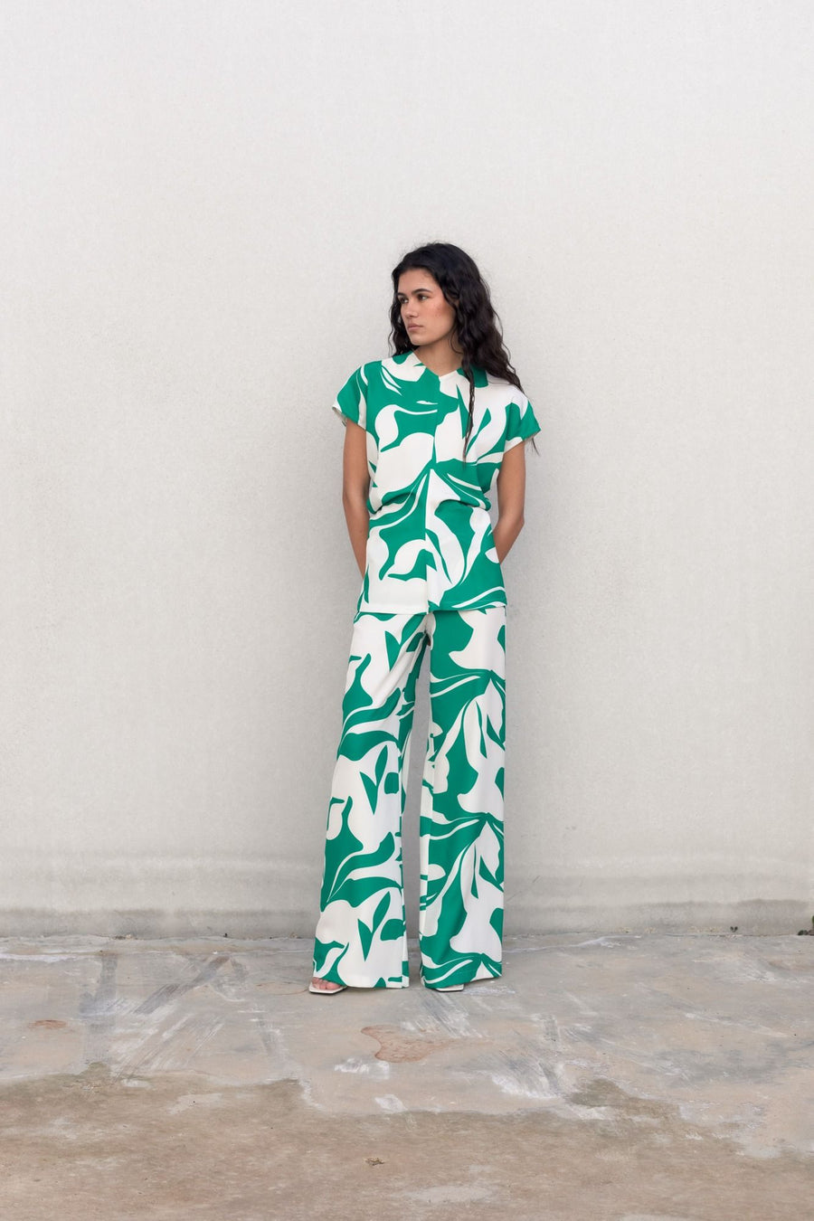 PANTALÓN PALAZZO ESTAMPADO
