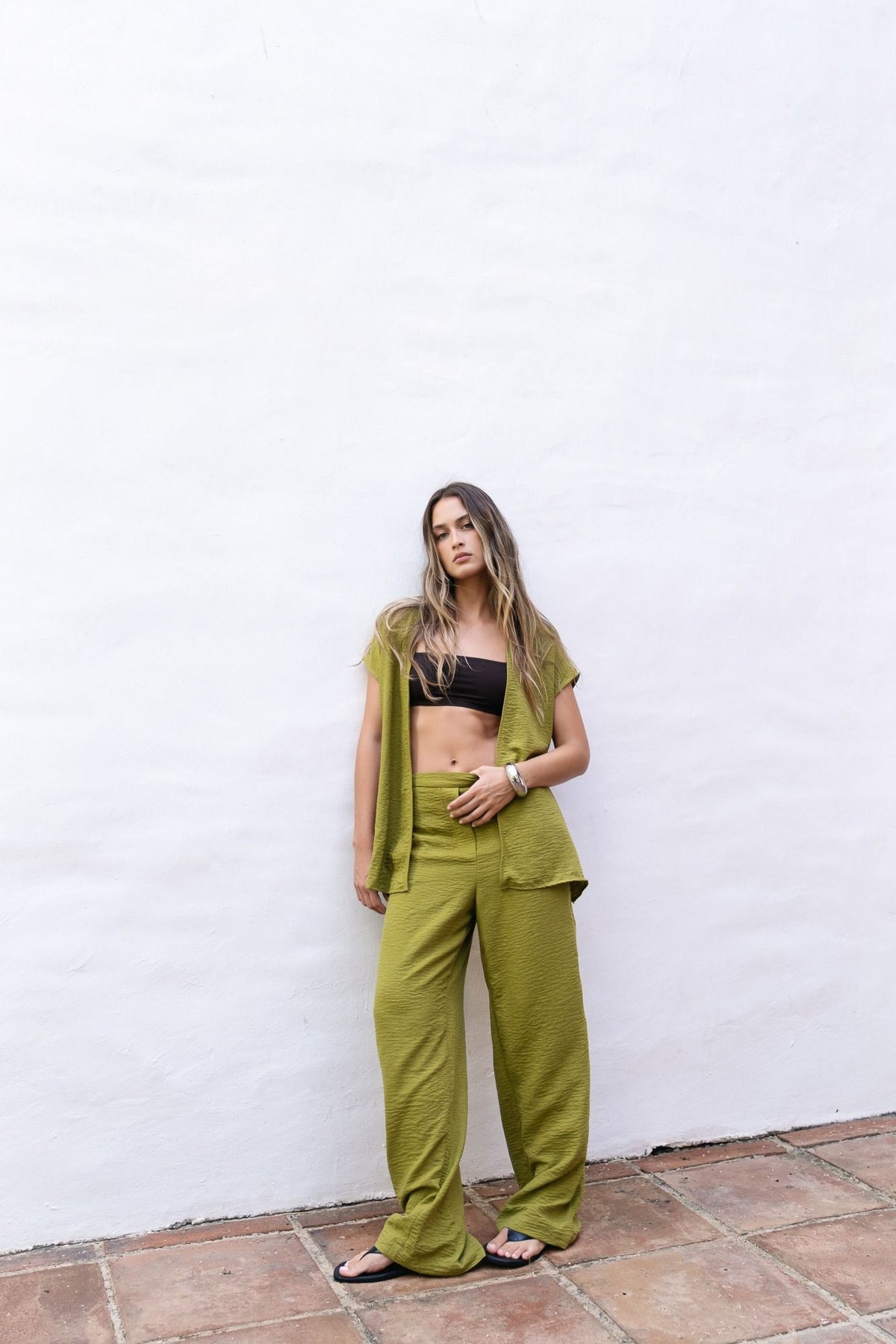 PANTALON FLUIDO CON ELASTICO