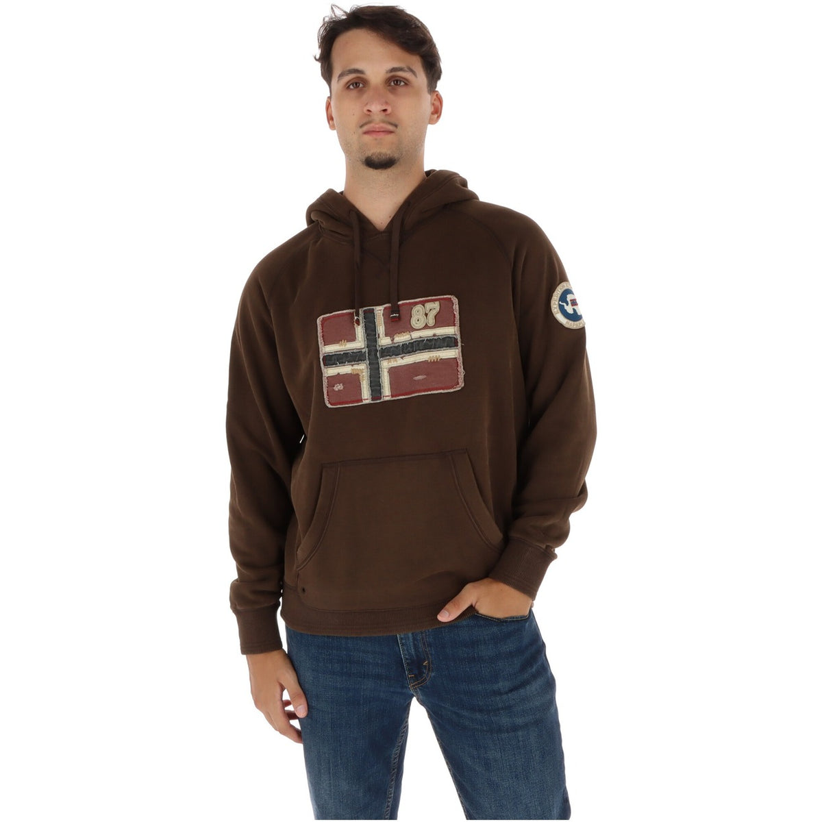 Napapijri Hombre Sudaderas con capucha