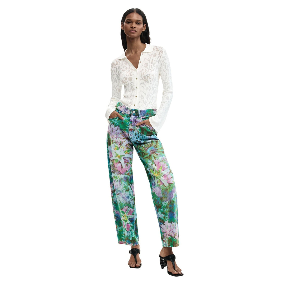 Desigual Mujer Vaqueros