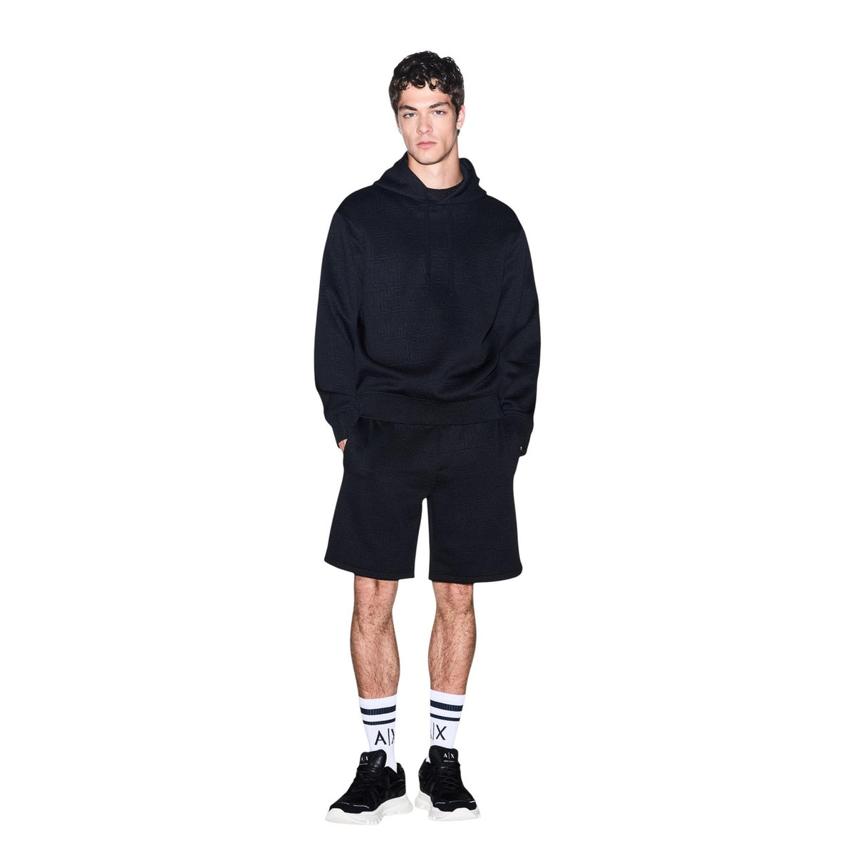 Armani Exchange Hombre Sudaderas con capucha